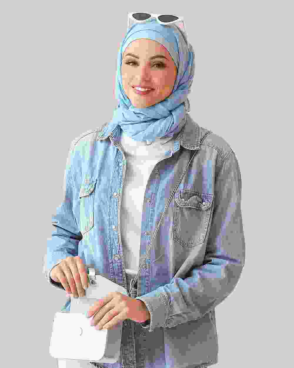 Solid Casual Denim Shirt