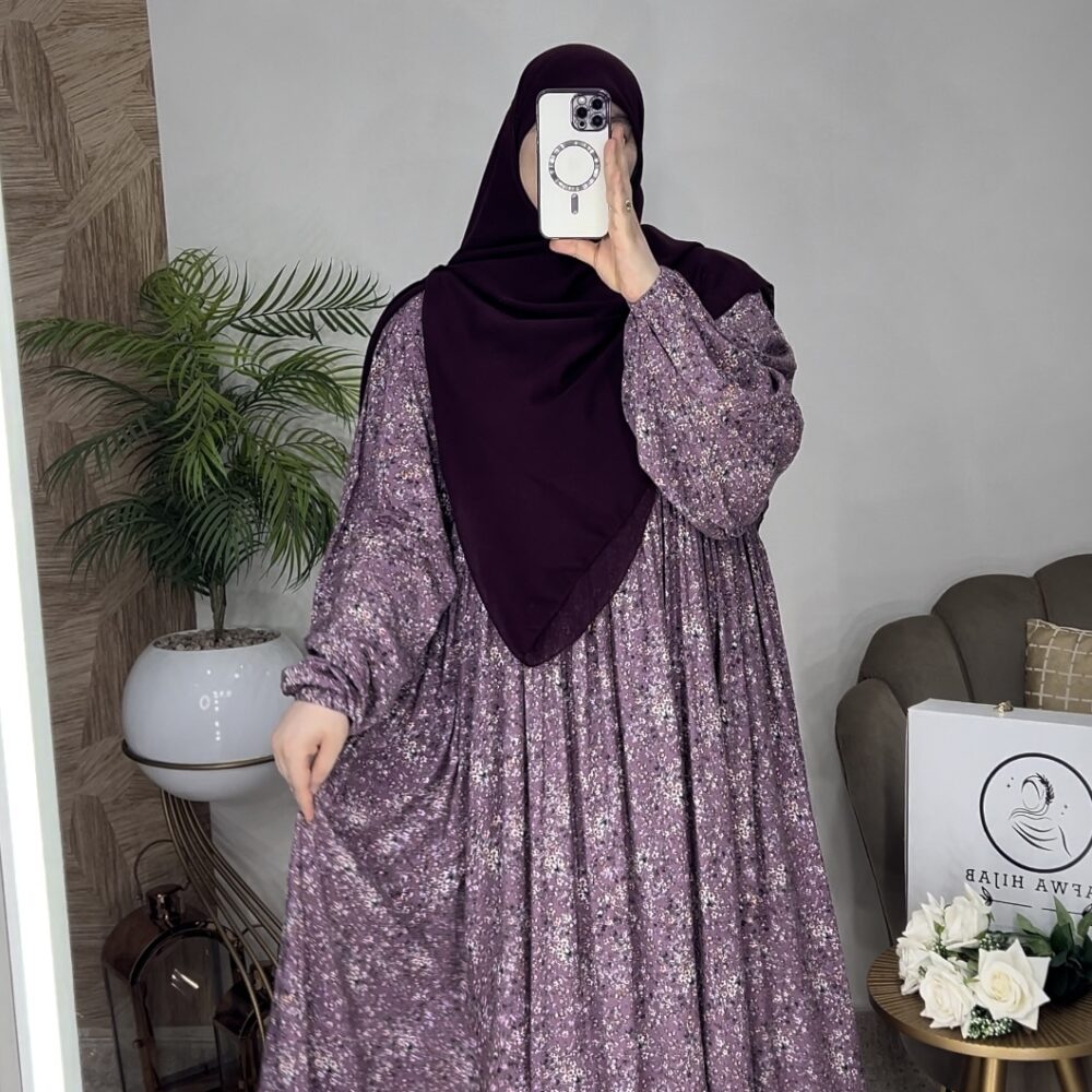 Lilas imprimé | بنفسجي فاتح مطبّع