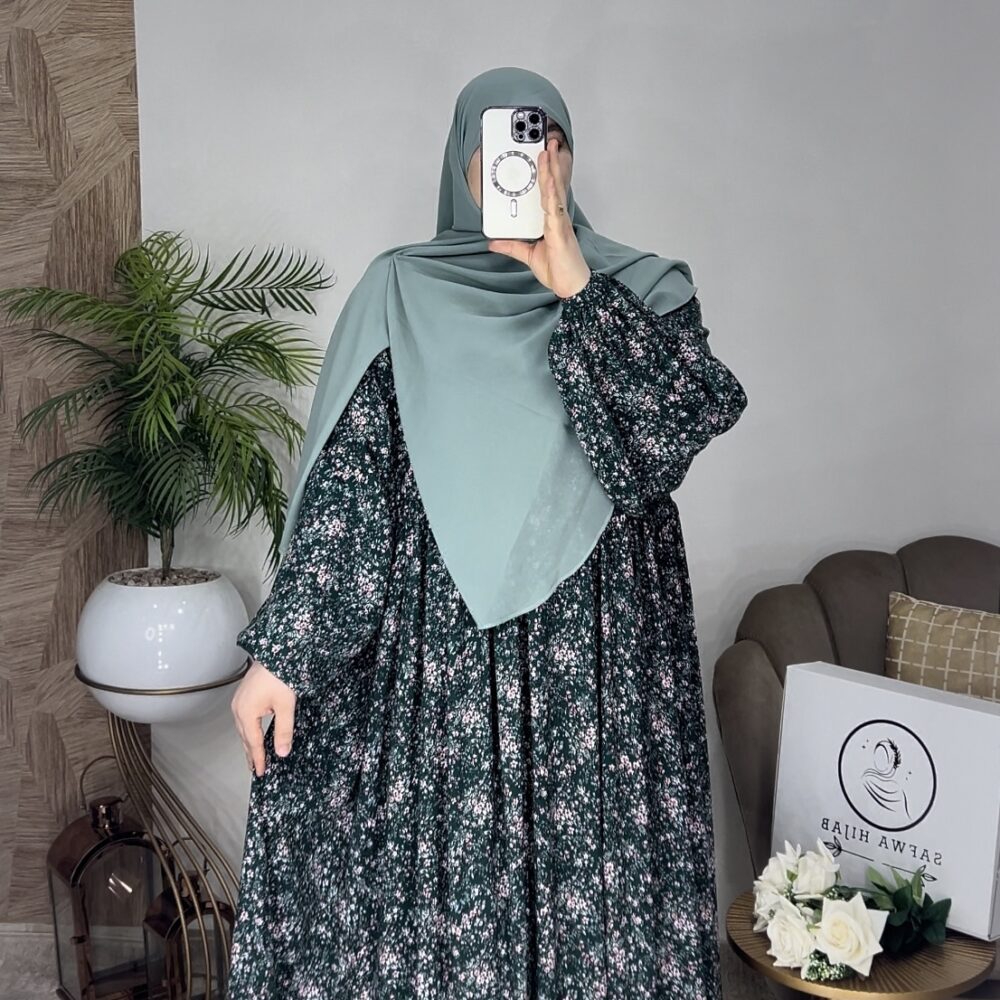 Vert sapin imprimé | أخضر غامق مطبّع